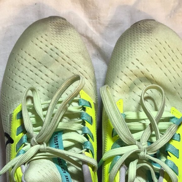 Nike Air Zoom Pegasus Running Sneakers Green Size 7 - Picture 8 of 10